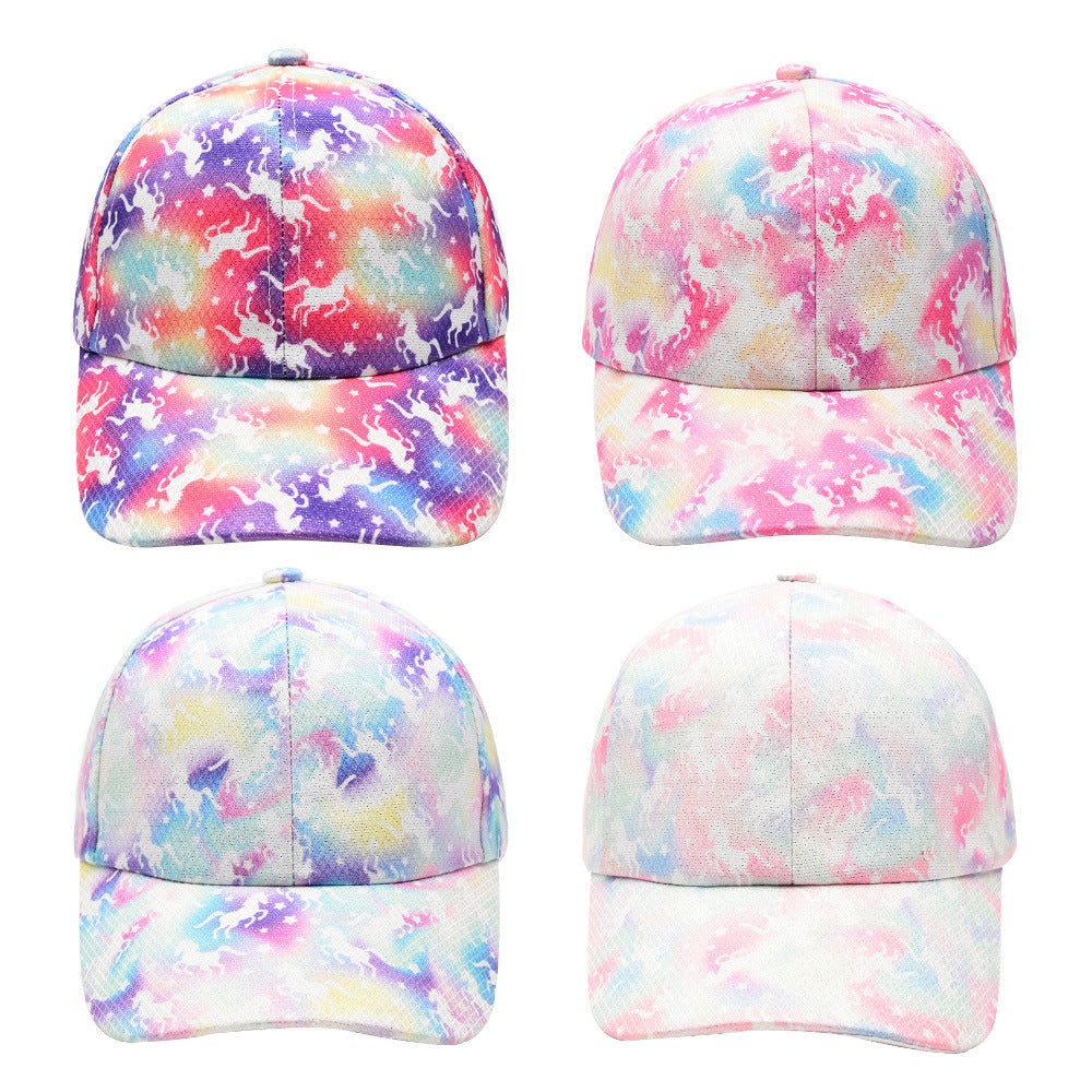 Wholesale Polyester Kids Unicorn Kids Baseball Cap