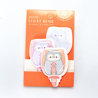 10 PCS Cute Cartoon Paper Sticky Notes