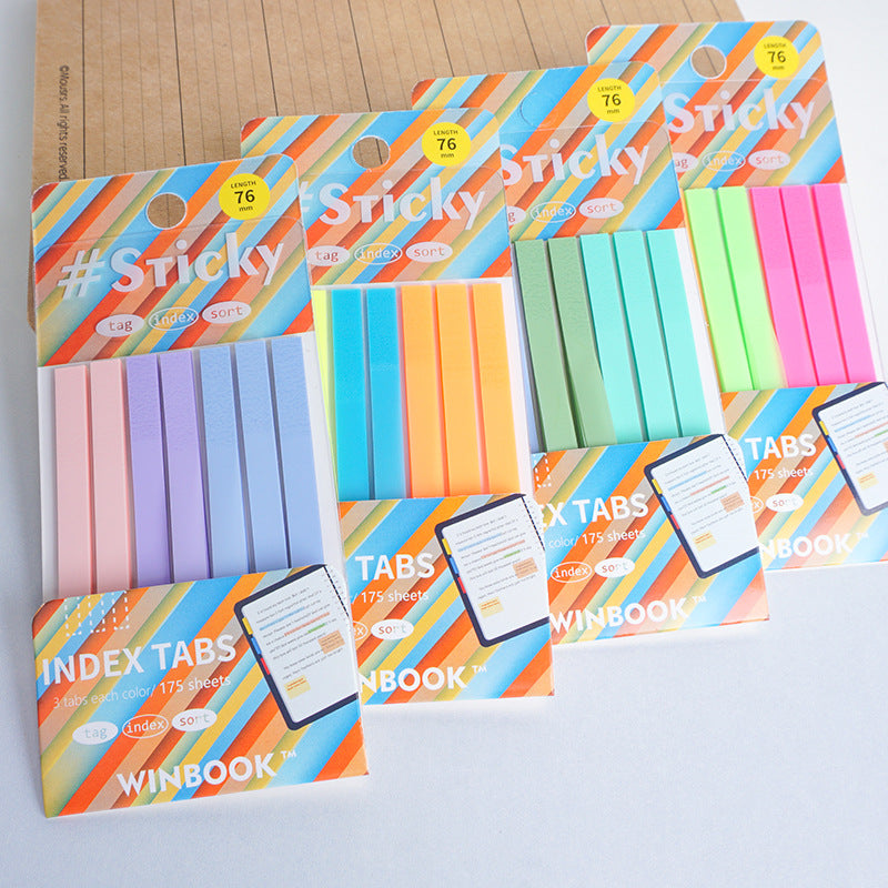 10PCS Transparent Paper Sticky Note Index Stickers