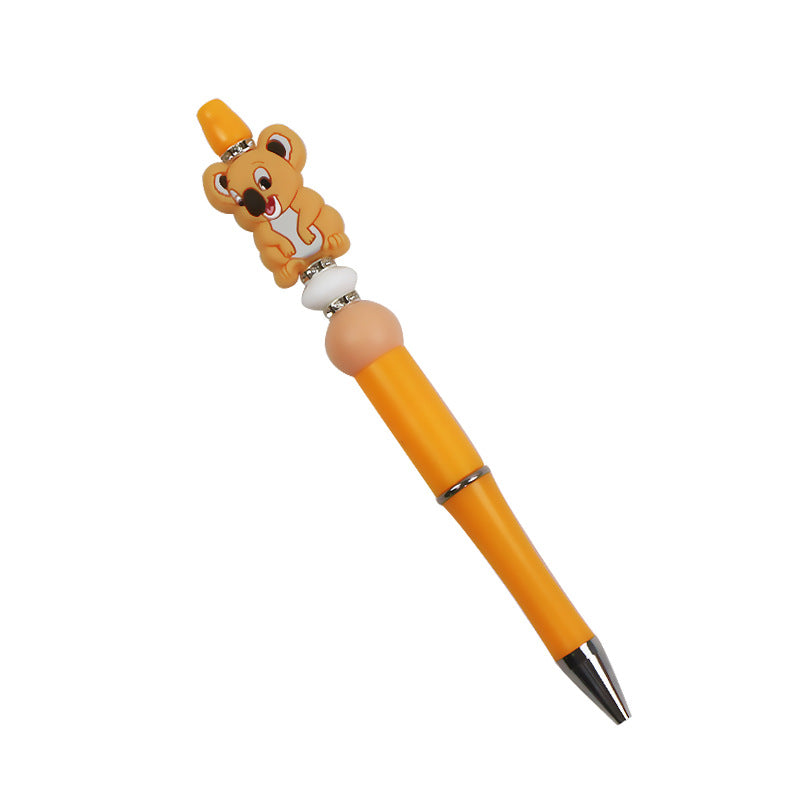 10PCS DIY Handmade Cartoon Koala Silicone Bead Pen