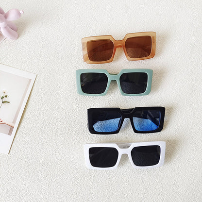 Wholesale Square Frame Kids PC Sunglasses