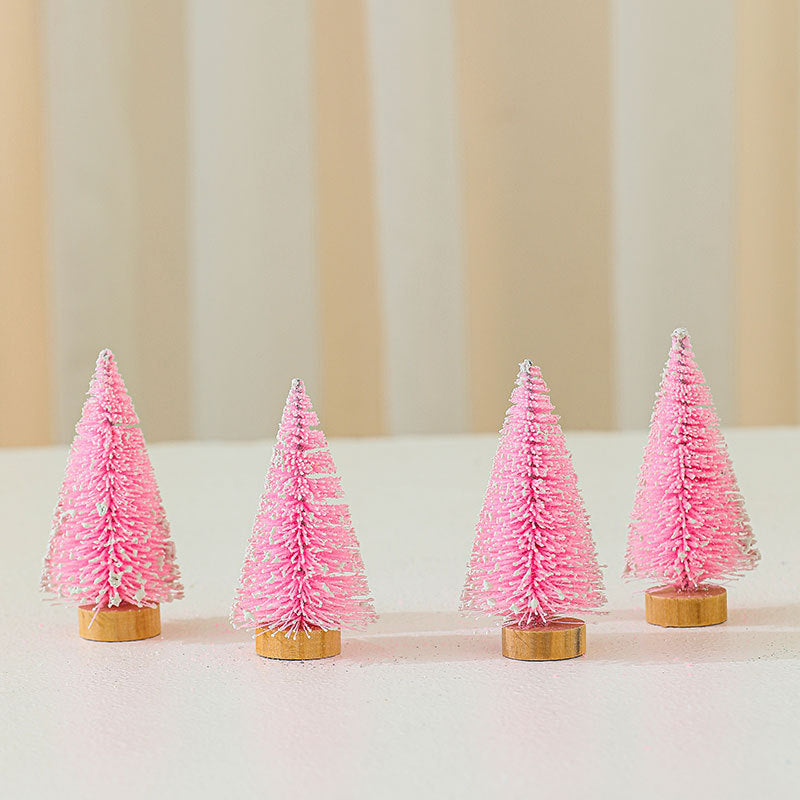 4PCS 10cm*4.5cm Colored Gold Onion Pink Cedar Christmas