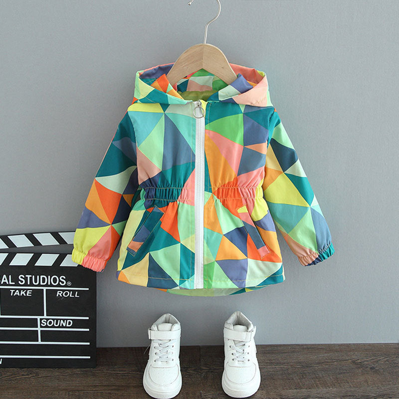 Wholesale Spring and Autumn Jacket Butterfly Polyester Baby Clothes