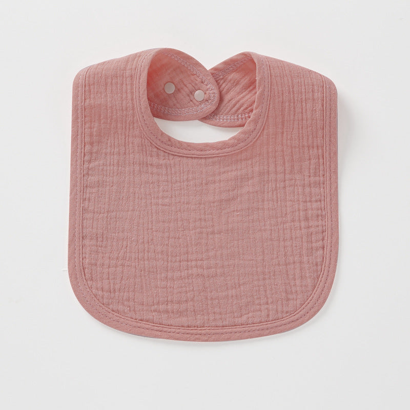 Newborn baby pure cotton 4-layer gauze bib Baby