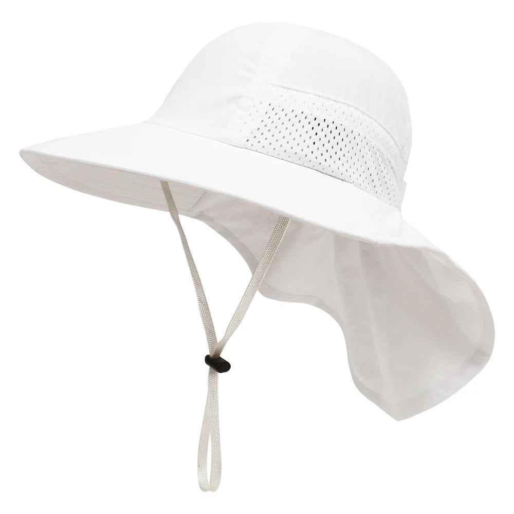 Adjustable Bucket Hat: Beach Sun Protection for Kids