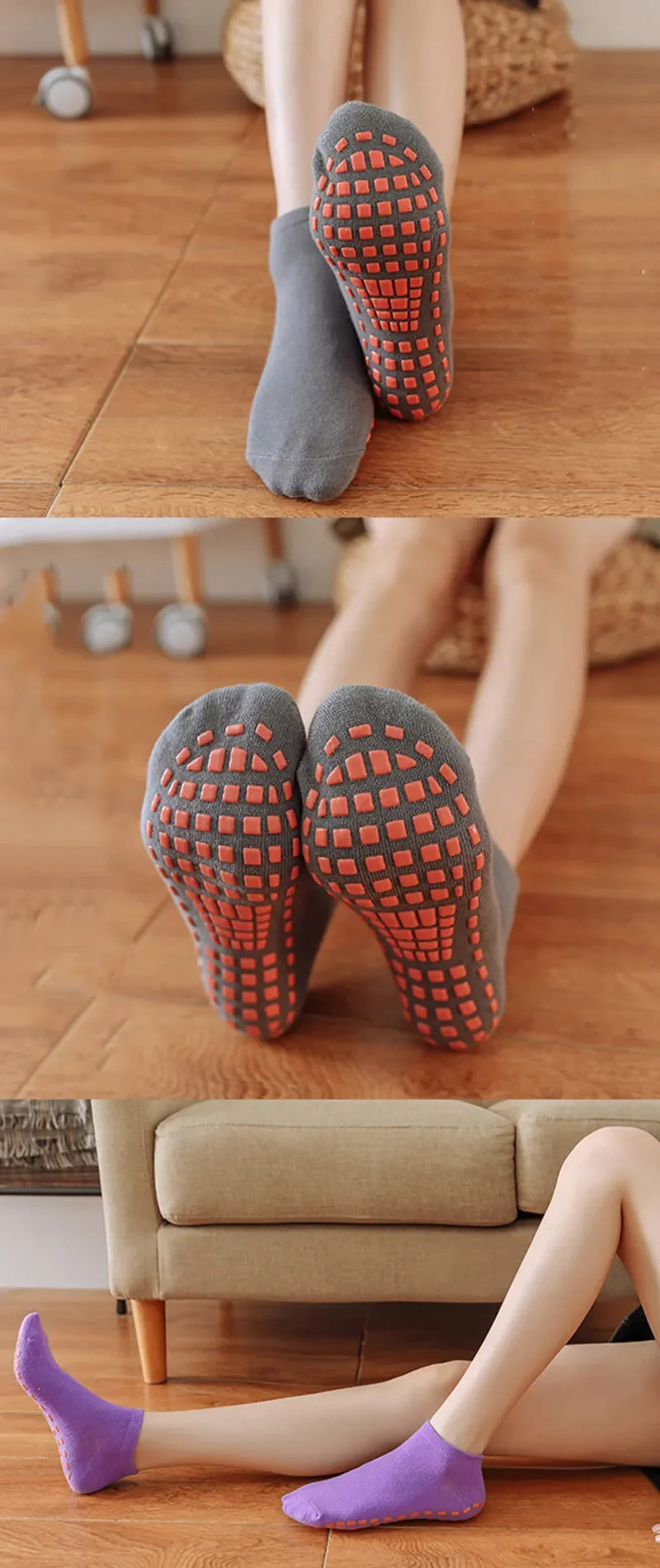 Anti-Slip Trampoline Socks: Parent-Child Cotton Sports Socks