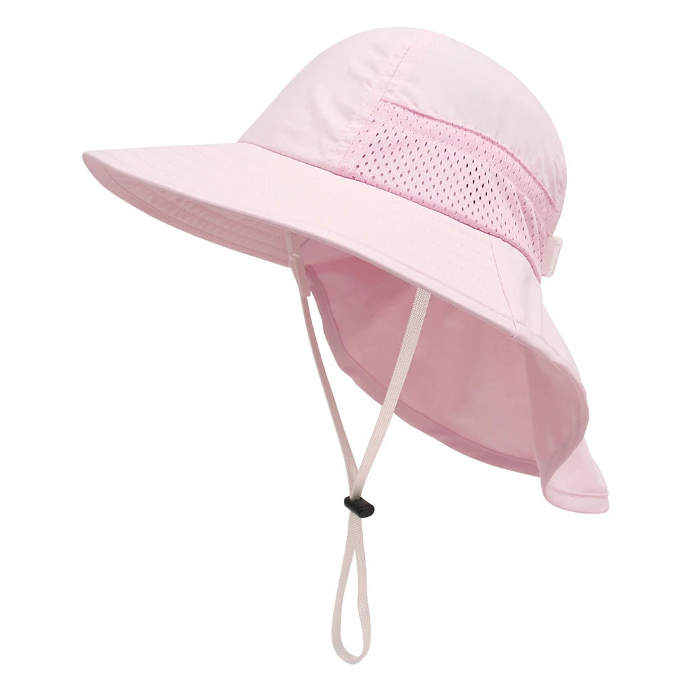 Adjustable Bucket Hat: Beach Sun Protection for Kids