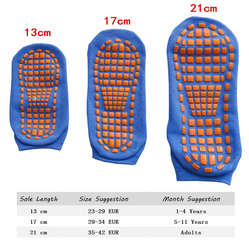 Anti-Slip Trampoline Socks: Parent-Child Cotton Sports Socks