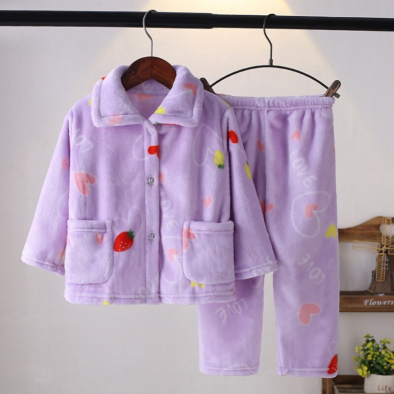 Winter Flannel Children's Pajamas