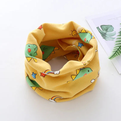 Winter Kids' Cartoon Neck Scarf: Cute & Cozy