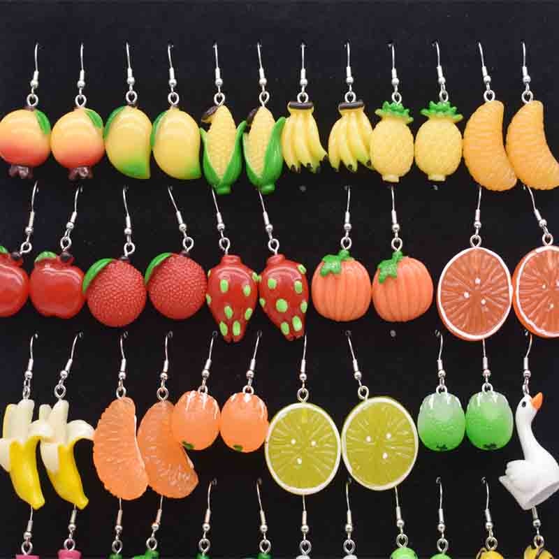 Animals Fruits Vegetables Themed Earrings