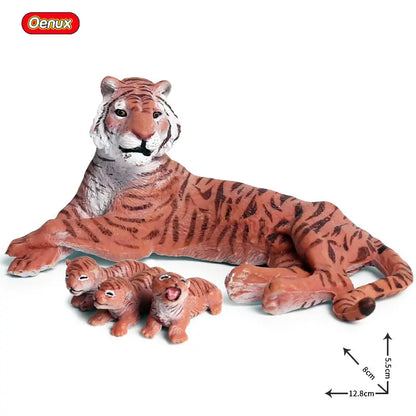 African Wild Animal PVC Figurines - Set of 4