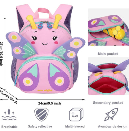 3D Animal Forms Back Packs / Toddler School Bags