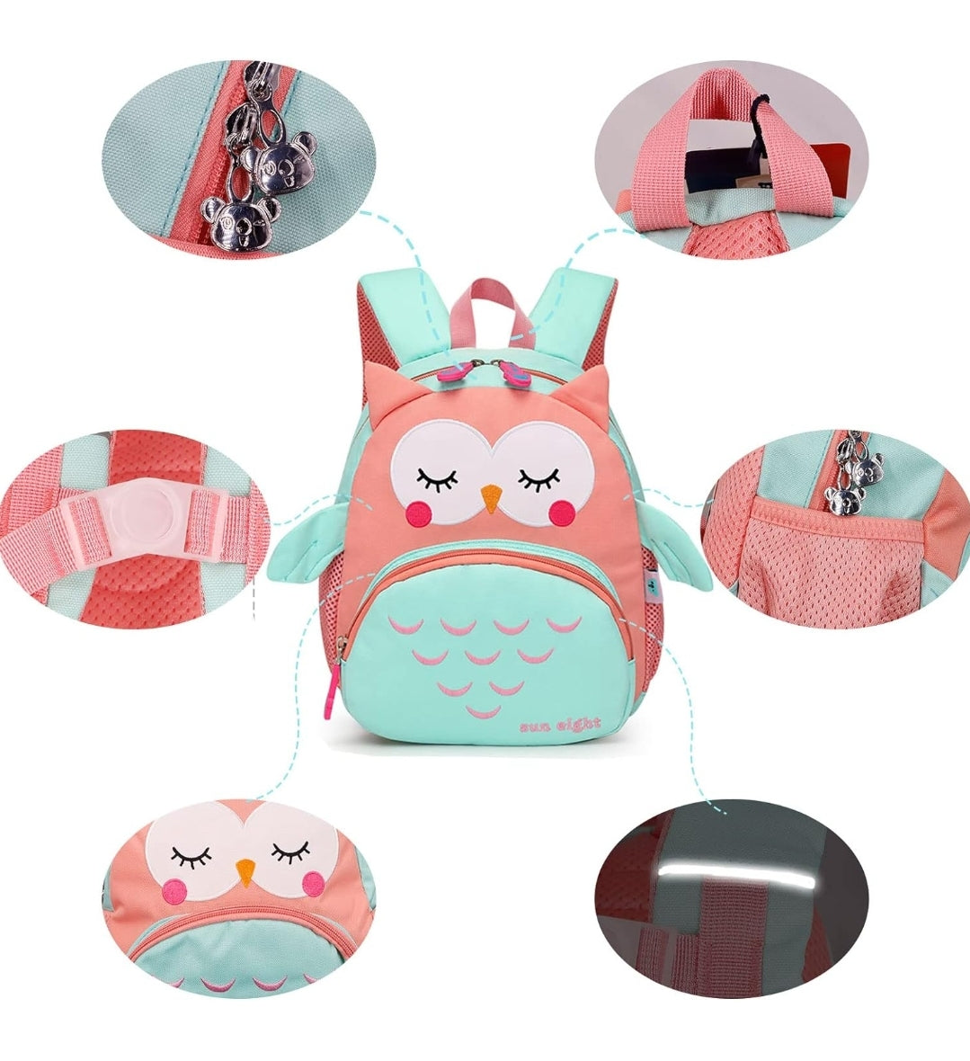 3D Animal Forms Back Packs / Toddler School Bags