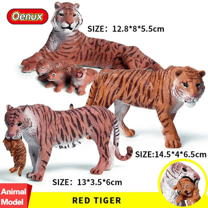 African Wild Animal PVC Figurines - Set of 4