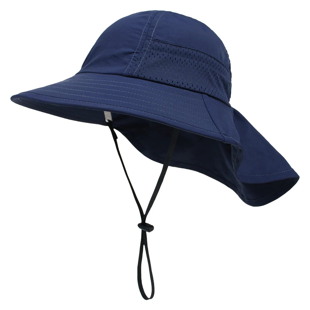 Adjustable Bucket Hat: Beach Sun Protection for Kids