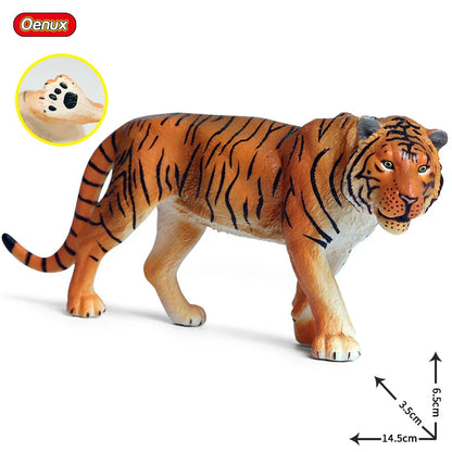 African Wild Animal PVC Figurines - Set of 4