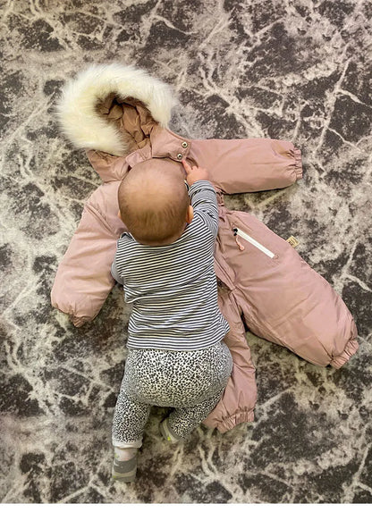 Winter Baby Jumpsuit: Warm Ski Suit for Boys and Girls