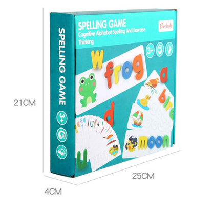 Word Spelling Puzzle Game Preschool Educational Toys Kids Accessories Wholesale