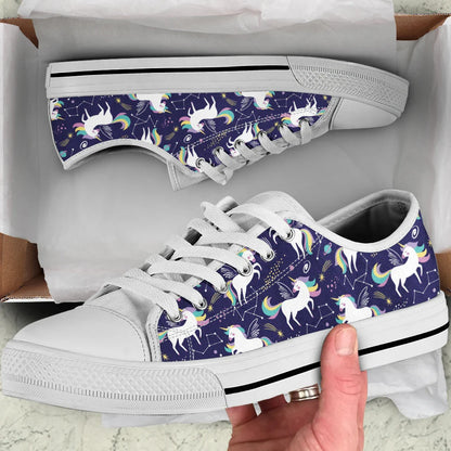 Womens Trendy Unicorn Print Sneakers