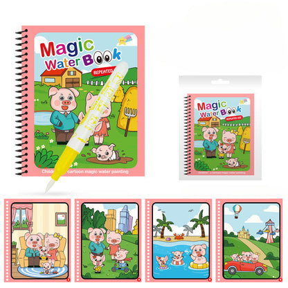 Wholesale Plastic Children's DIY Magical Water Magic Water Picture Book