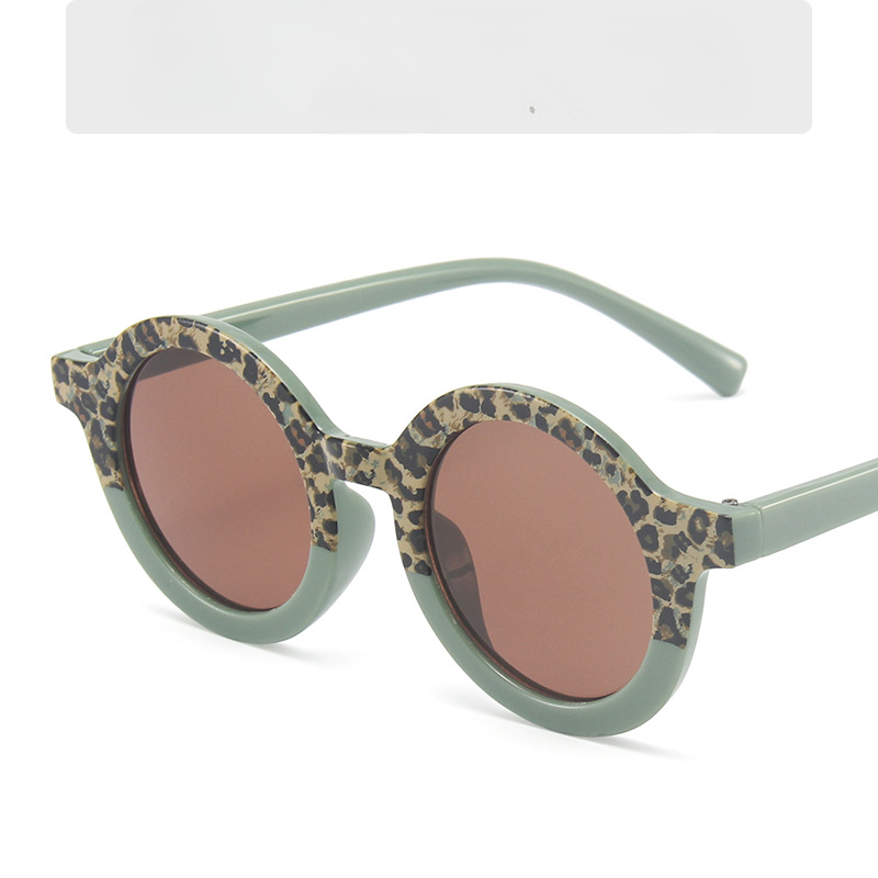 Wholesale PC Jelly Leopard Print Children's Sunglasses