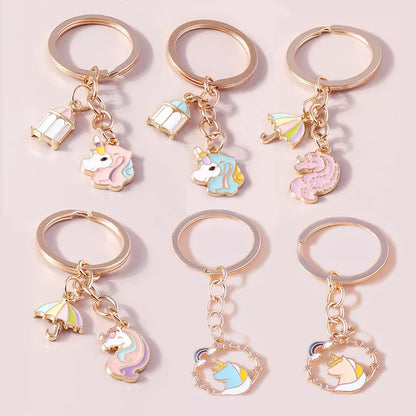 Aesthetic Unicorn Keychains