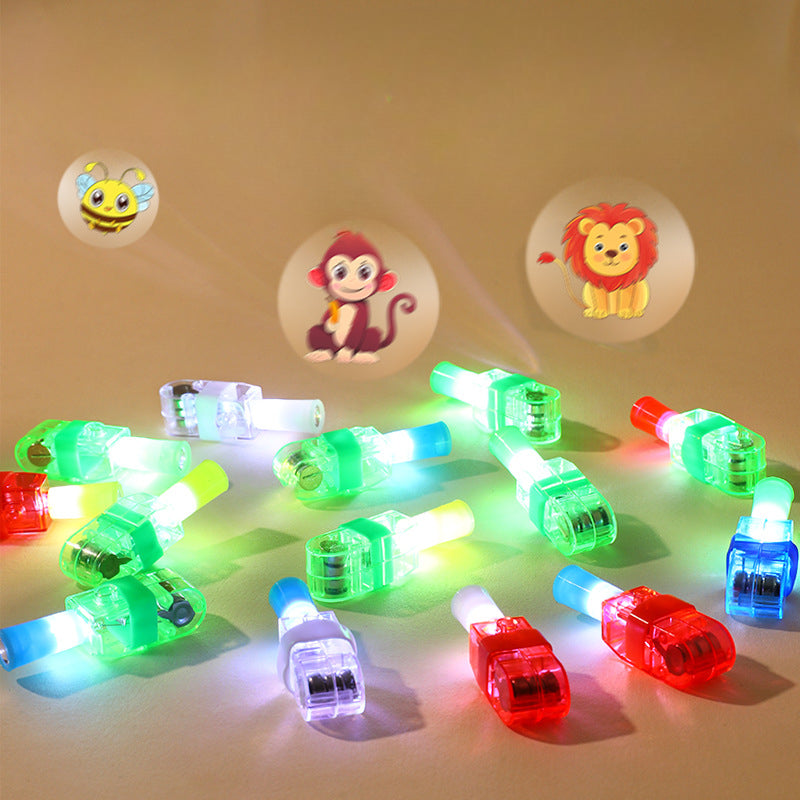 5 Pieces Children's Plastic Projection Finger Lights