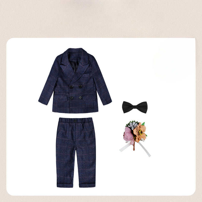 Wholesale of Boys' Polyester British Style Suit Sets