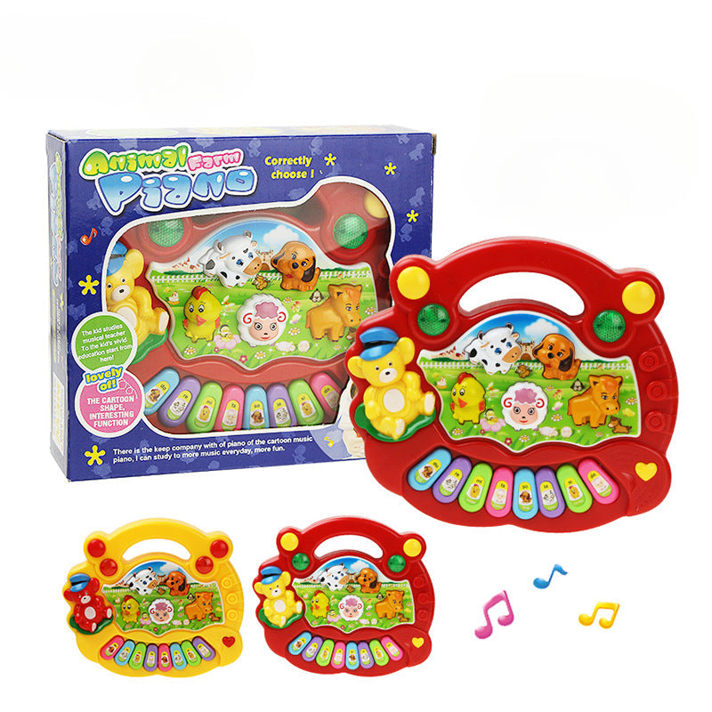 Wholesale Plastic Children's Electronic Keyboard Toys Farm Animals