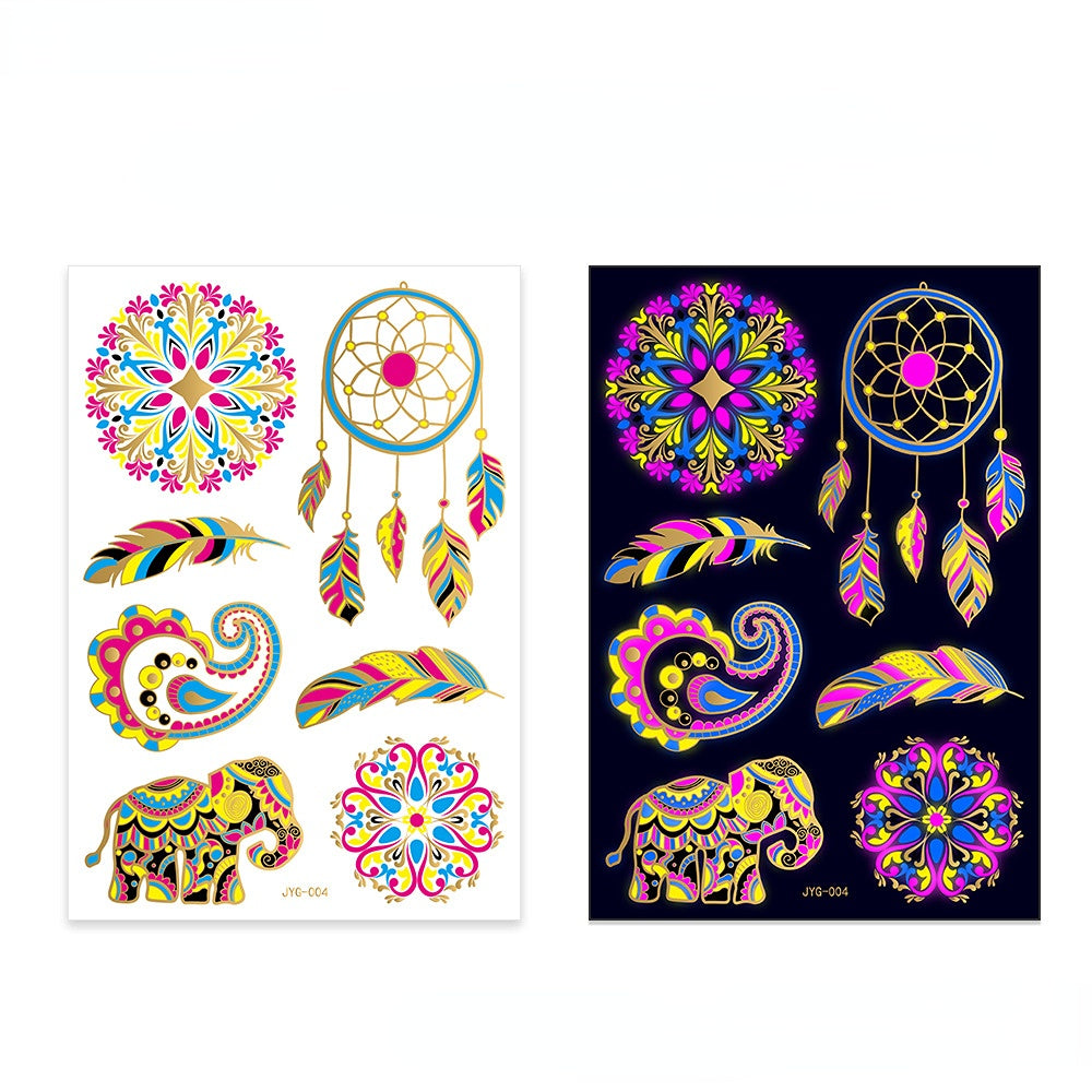 Wholesale Fluorescent Tattoo Sticker Paper TOY