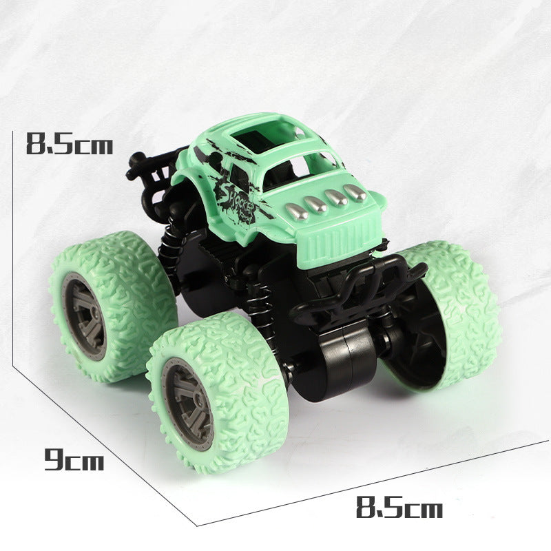 Wholesale of Children's Toys, Four-wheel Drive Inertia Stunt Plastic Off-road Vehicles