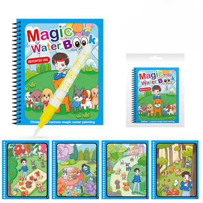 Wholesale Plastic Children's DIY Magical Water Magic Water Picture Book