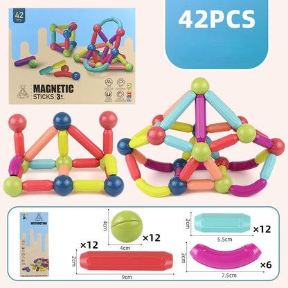 Wholesale Magnetic Stick Building Blocks Assembled Toys TOY Metal