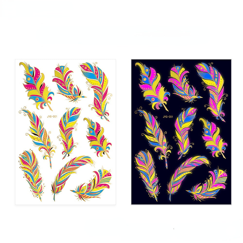 Wholesale Fluorescent Tattoo Sticker Paper TOY