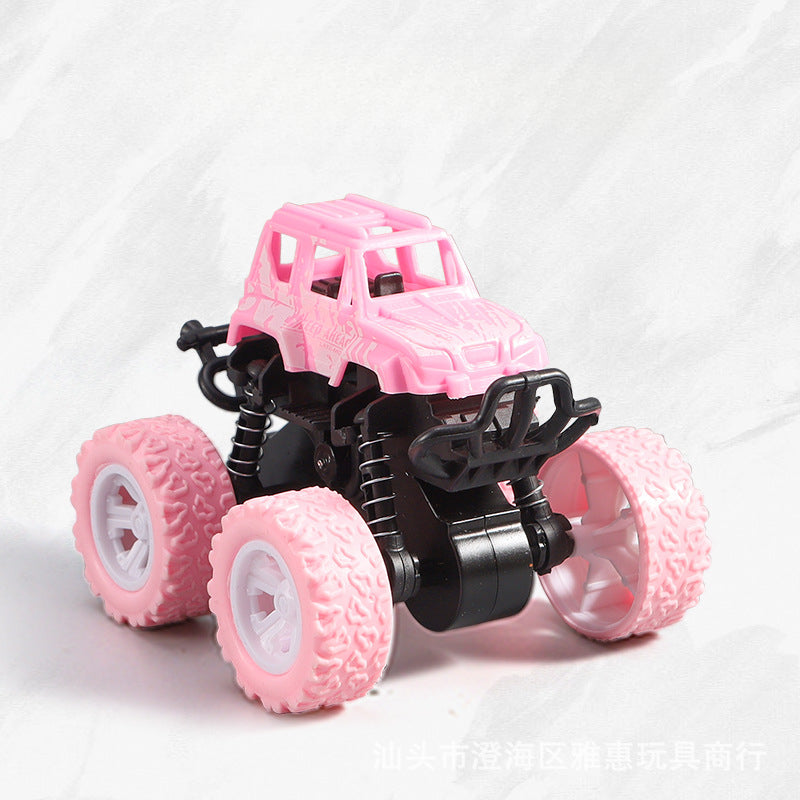 Wholesale of Children's Toys, Four-wheel Drive Inertia Stunt Plastic Off-road Vehicles