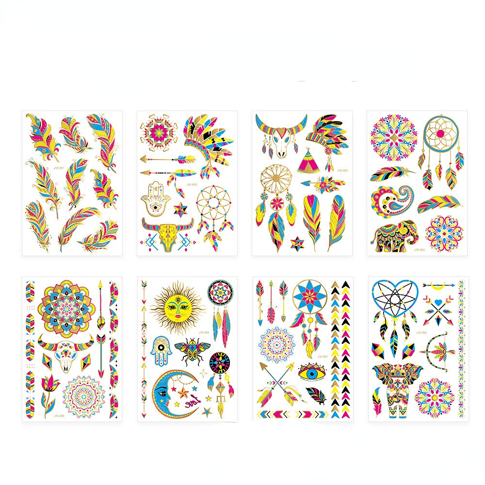 Wholesale Fluorescent Tattoo Sticker Paper TOY