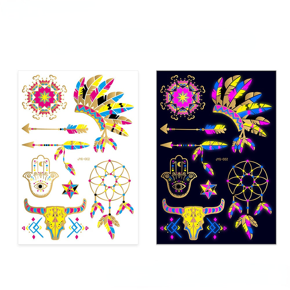 Wholesale Fluorescent Tattoo Sticker Paper TOY