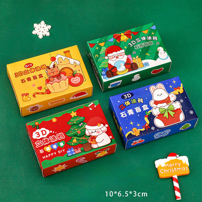 Wholesale Graffiti Gypsum Children's Christmas Surprise Blind Box Gifts