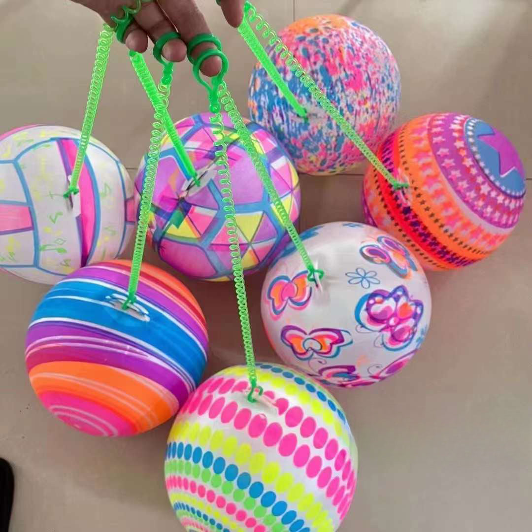 Wholesale of Children's Plastic Inflatable Toys with Elastic Balls