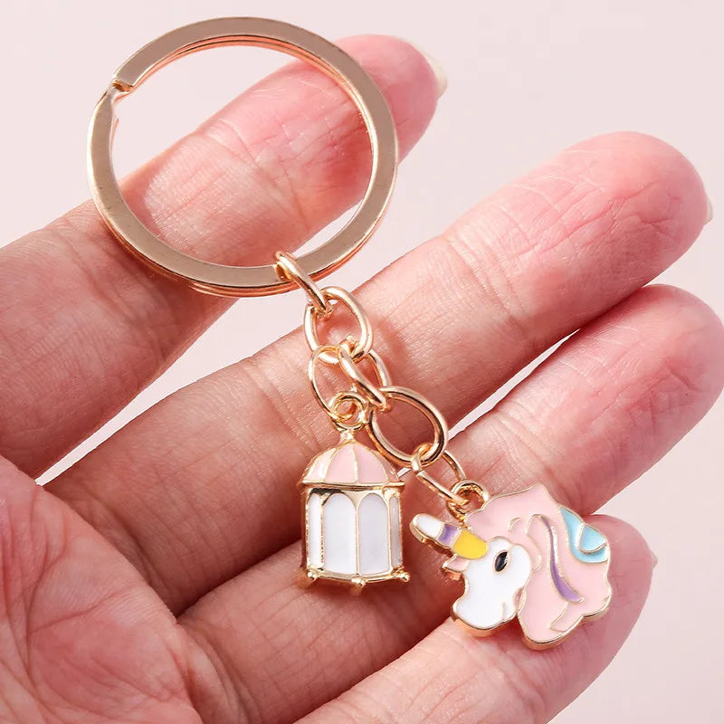 Aesthetic Unicorn Keychains