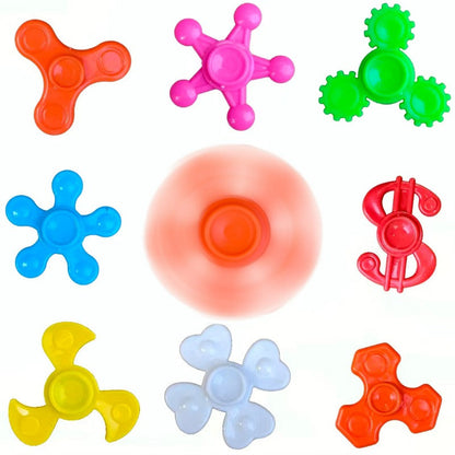 Wholesale of 4cm Plastic Mini Finger Top Toys for Children