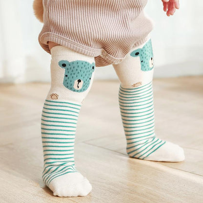 3-Pack Baby Kid Cartoon Knee High Stockings