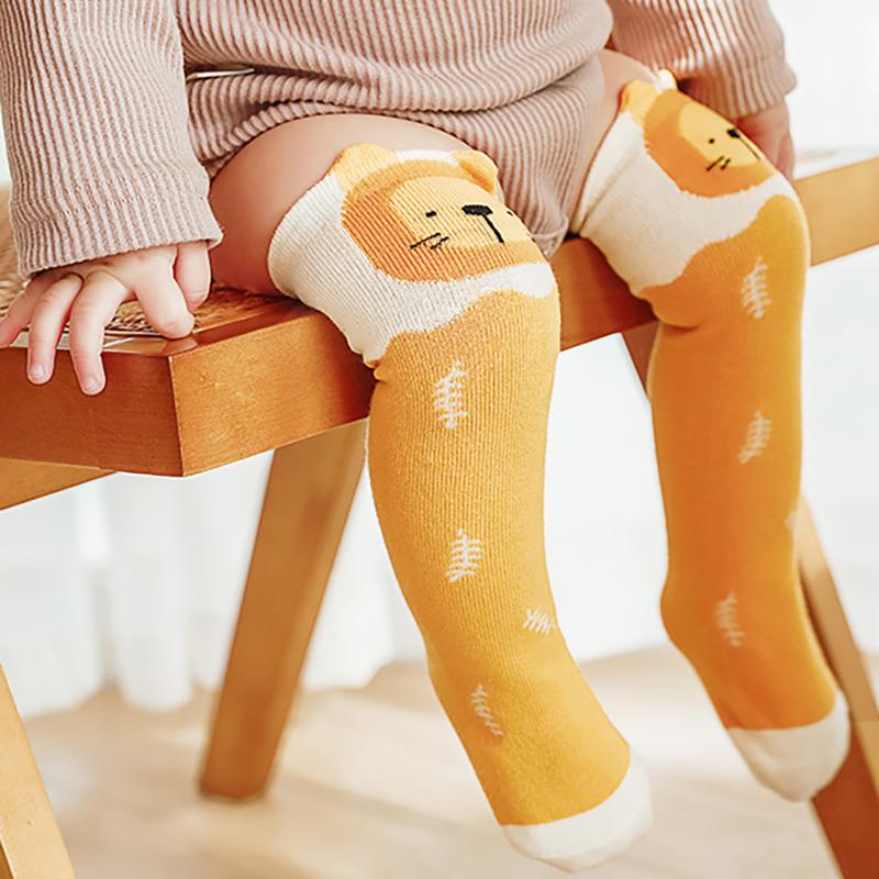 3-Pack Baby Kid Cartoon Knee High Stockings