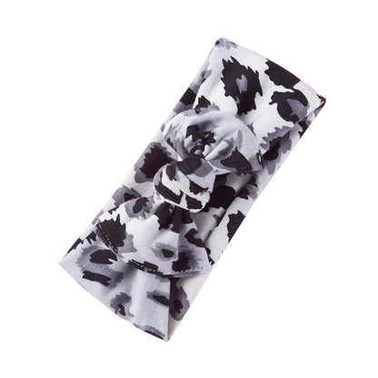 5 Pcs Baby Bow Decor Tie Dye Headbands