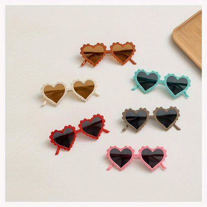 4PCS Cool Children's Fashionable Frosted Decorative Fashion Glasses for Outing Travel Beach