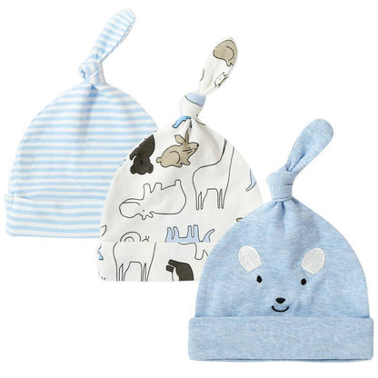 3pcs/set Baby Hat Newborn Baby's Cap