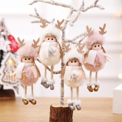 Plush Angel Pendant Christmas Tree Ornaments