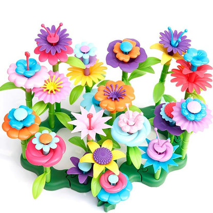 72pcs Flower Garden Building Set: STEM Educational Activity