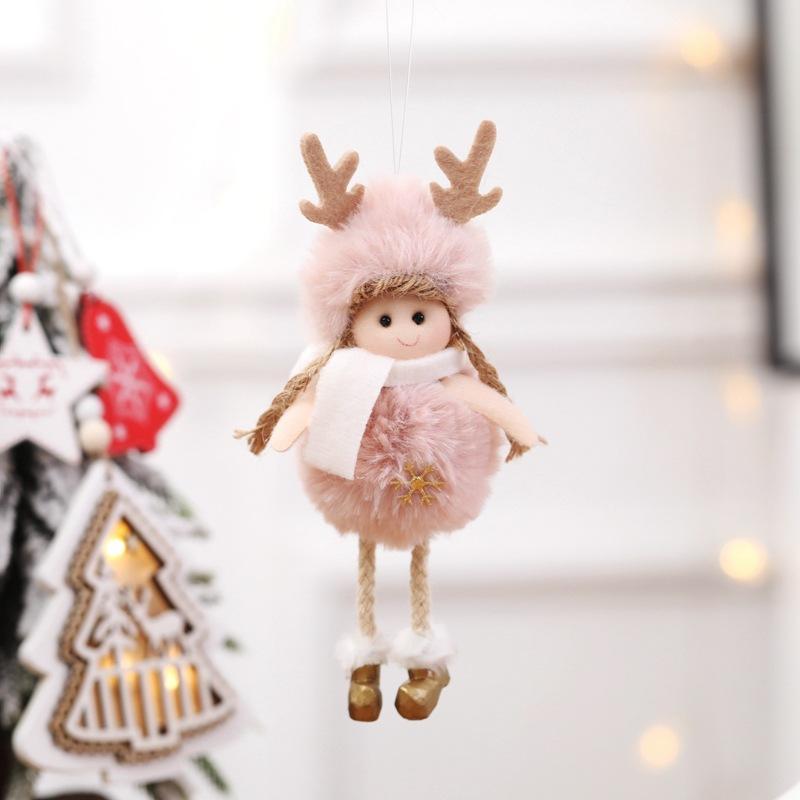 Plush Angel Pendant Christmas Tree Ornaments